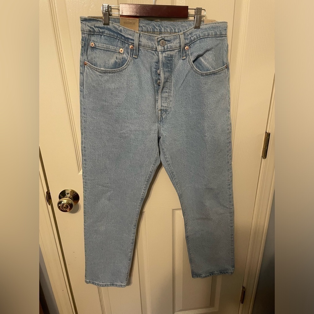New Levi’s 501 High Rise Straight Leg Ankle